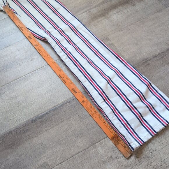 NWT ASOS Design Tall Full Length Flare Striped Jeans Size 25/36 - Picture 4 of 11